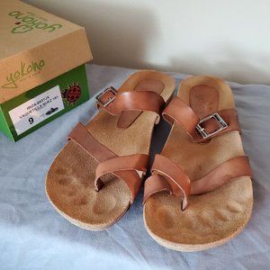 Yokono Suede and Leather Sandals